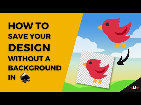 How to Export Your Art with Transparency | Inkscape Short Tutorials