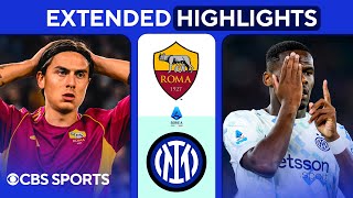 Roma vs. Inter Milan: Extended Highlights | Serie A | CBS Sports Golazo