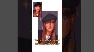 THE ALGORITHM THINKS YOU WILL LIKE MY ART 🤫👀#procreateart#stylizedportrait#artviral#drawingapp