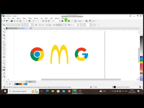 How To Design a Logo In CorelDRAW (Step By Step) #youtube#viral 