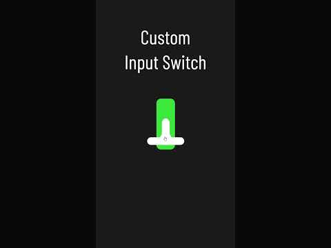 Custom Input switch using HTML and CSS #html #coding #css #code #htmlcss #htmlcode #css3