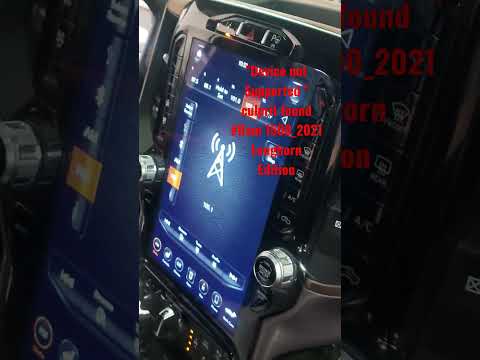 Device Not Supported due to Front USB port assembly @Ram1500 Longhorn Edition 2021🔧👌