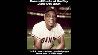 Baseball Quote of the Day (June 19th, 2024)