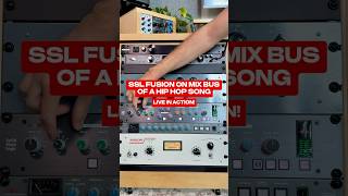 SSL Fusion live in action! #mixing #studio #mixingtips #homestudio #producer #gear #mix #ssl #fusion