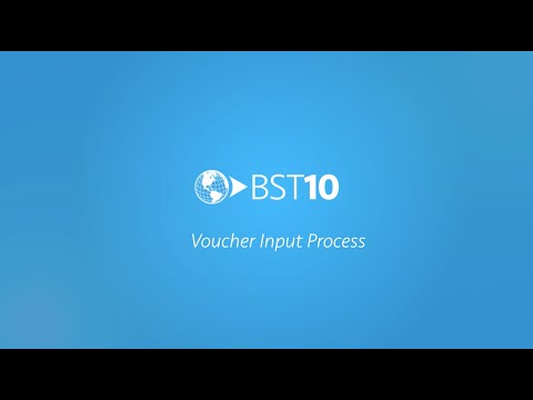 Inputting Vouchers with BST10
