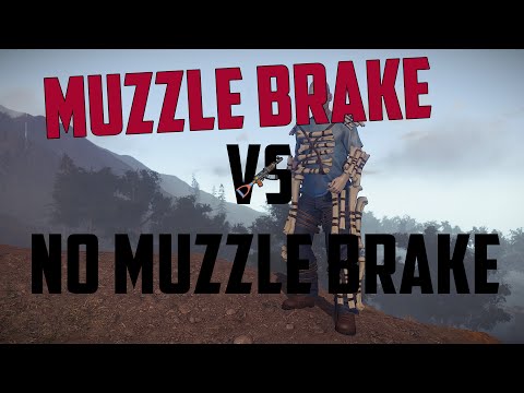 Rust: Assault Rifle - Muzzle Brake vs No Muzzle Brake