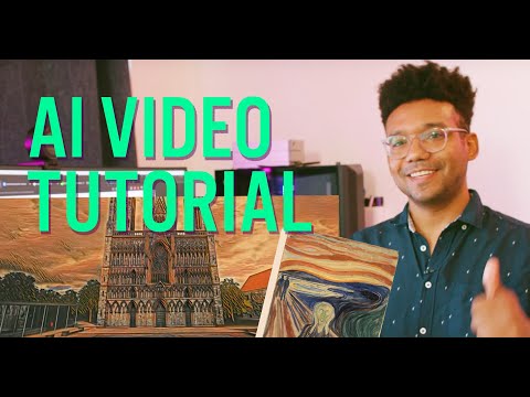 AI Art Tutorial 1 - Style Transfers Turn Footage Into Paintings - #NeuralAnimation