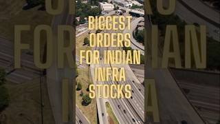 Biggest infra orders for Indian companies #infrastocks #nifty50 #sensex #bseindia #infrastructure