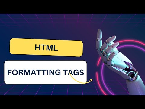 HTML Formatting Tags. | Class - 7 |