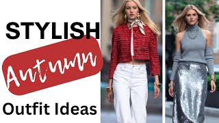 STYLISH AUTUMN Outfit Ideas, Elegant and CHIC Style, Classy Color Combos, Fashion Tips, Outfit Inspo