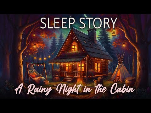 A Rainy Night in the Cabin in the Forest: A Relaxing Bedtime Story for Deep Calm and Peaceful Sleep