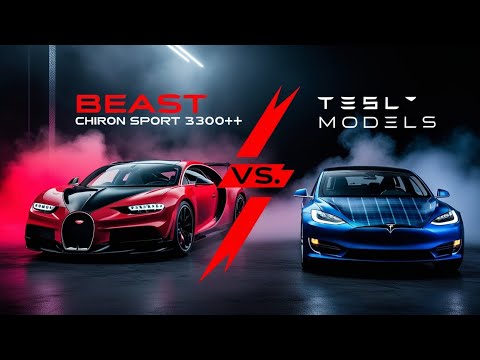 Tesla Model S Plaid vs. Bugatti Chiron Super Sport 300: A Battle of Speed, Technology, and Prestige