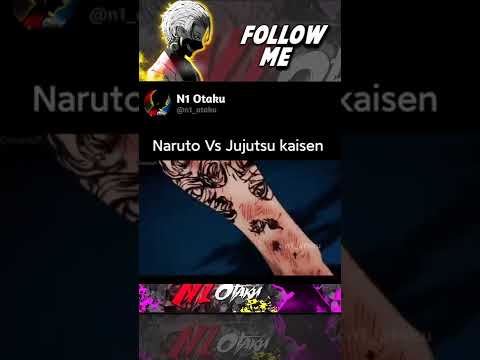 Naruto Vs Jujutsu Kaisen #shorts #anime #naruto #jujutsukaisen
