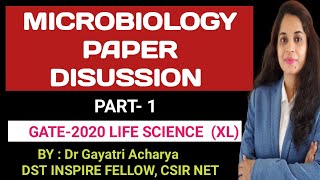 GATE LIFE SCIENCE 2020 PAPER DISCUSSION -SUBJECT :MICROBIOLOGY(PART-1)