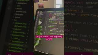The importance of console.log and copy paste names!!! #learningtocode #codingchallenge #coding