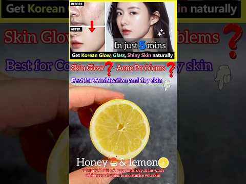 Glass skin secret reveal | secret clear skin remedy #youtubeshorts #clearskin