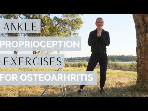 ANKLE OSTEOARTHRITIS EXERCISES II Part 3: Ankle Proprioception Exercises