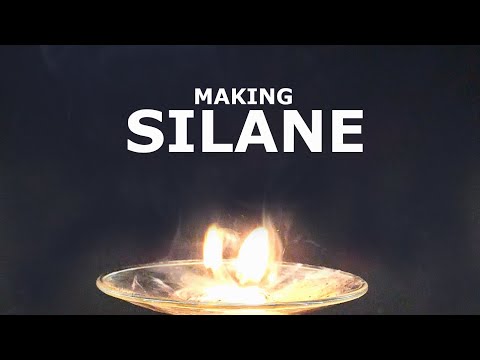Making Silane - A Self-Igniting Gas