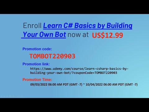 Learn C# Basics by Building Your Own Bot