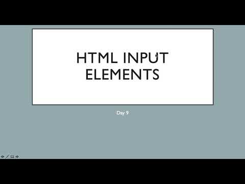 Day9 input elements:Input types like radio button, check box, email, color, number, tel, search, etc