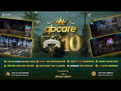 Best QBCore Server for Sale 2026 | FiveM Server Supreme V10 | 400+ FiveM Scripts, Mods & MLOs Packed