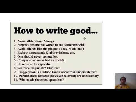 WRITING A GOOD COPY
