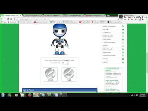 Flip coin game trick in paidverts. [English]  || How to increase BAP  ||