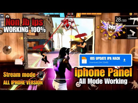 🔥NEW MAIN ID SAFE IPHONE PANEL || FREE FIRE ANITI BAN IOS PANEL