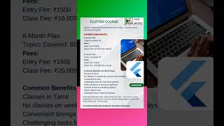 Learn Flutter in Tamil & Build Real Apps! 📱🔥 #FlutterCourse #LearnFlutter #AppDevelopmentTamil