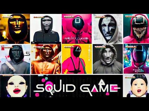 😈|| Numa Numa All 🎭Front man Singing🎵🎵||(deefake) part-2  #PK world#squidgame#viral