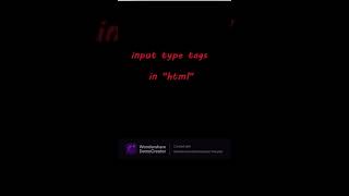 all tags in html #code #html5 #schoolofcoding #shorts