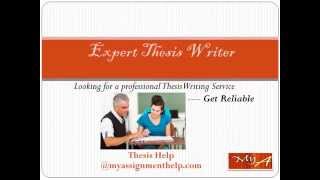 Number ① Proofreading 'Thesis Writing Service' -- Myassignmenthelp.com