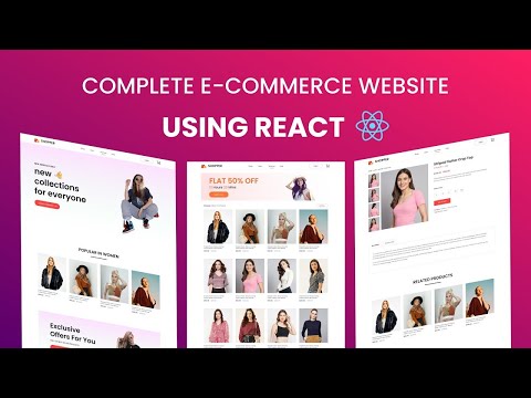 Complete Ecommerce Website Using React JS