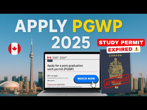 How to Apply for PGWP in 2025 (Canada) | Full IRCC Portal Tutorial + Restore your status explained