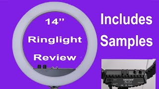 Neewer Ring light review including samples + product photography