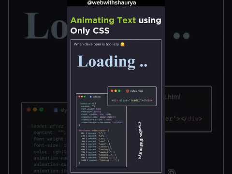 Typewriter| Animated text using css |WebWithShaurya #coding  #webdesign