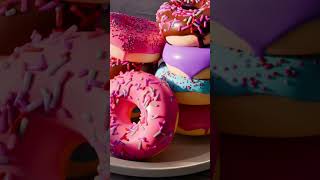 I modeled Donuts in Blender!!! #blender3d #blenderanimation #blendermodeling #blender