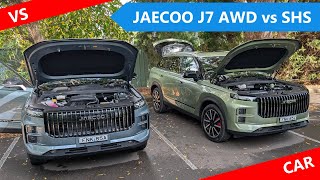 Jaecoo J7 AWD vs SHS PHEV 2WD Explained - What's the Difference?
