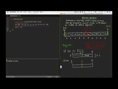Simple Binary Search in Java