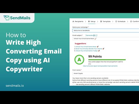 SendMails AI Email Copywriter | Write High-Converting Emails with AI