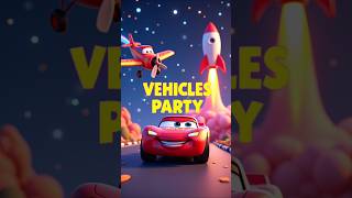 “Vehicles Party 🚗✈️🚀 | Fun Kids Rhyme | Cartoon Pixar 3D Animation”