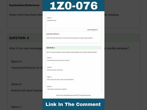 Real 1Z0-076 Exam Dumps to Get Oracle Certification Exam With High Score