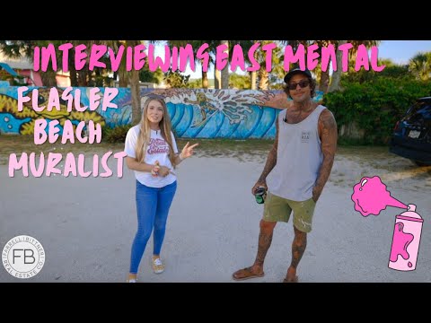 Interviewing Flagler Beach Muralist - EAST MENTAL