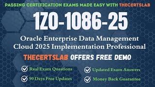 1Z0-1086-25 PDF Questions Oracle Enterprise Data Management Cloud Implementation Professional Exam