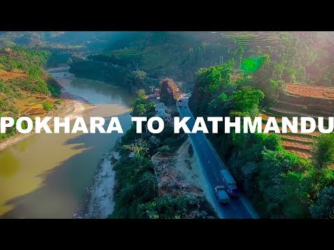 || POKHARA To KATHMANDU || Drone Shots ||