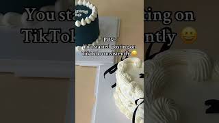 Never defeated tho!🙂‍↕️#torontocake #vintagecake #torontofoodie #torontolifestyle #torontostudents
