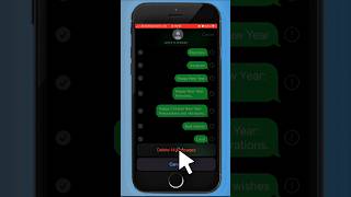 Quickly delete all messages from imessage chat on iPhone #techtutorial #shorts #imessage #iphone