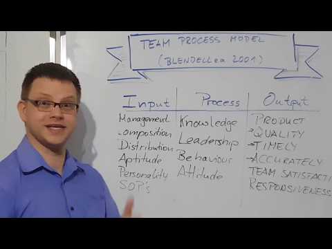 Team Models - Team Process Model