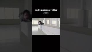 The node_modules Folder Never Ends 😭😂 #ProgrammingHumor #FunnyShorts #TechJokes #Orcacore