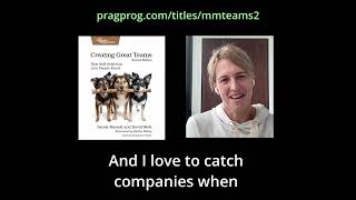The transition to adding more structure, Sandy Mamoli and David Mole #teams